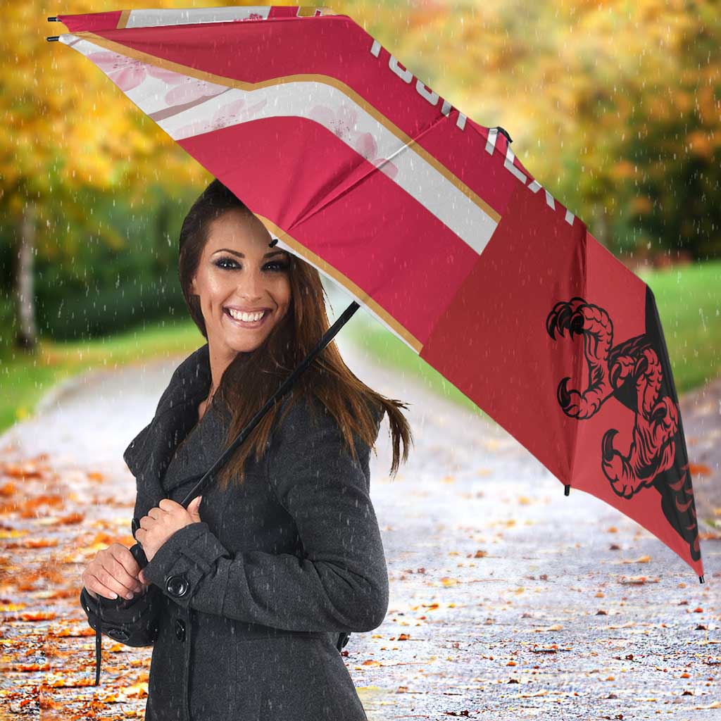 USA and Japan Rugby Custom Umbrella Eagles Brave Blossoms Together Pacific - Wonder Print Shop