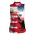 USA and Japan Rugby Custom Women Sleeveless Polo Shirt Eagles Brave Blossoms Together Pacific - Wonder Print Shop