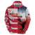 USA and Japan Rugby Custom Zip Hoodie Eagles Brave Blossoms Together Pacific - Wonder Print Shop