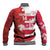 Canada and Japan Rugby Custom Baseball Jacket Canucks Brave Blossoms Together Pacific - Wonder Print Shop