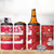 Canada and Japan Rugby 4 in 1 Can Cooler Tumbler Canucks Brave Blossoms Together Pacific - Wonder Print Shop