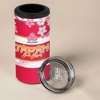 Canada and Japan Rugby 4 in 1 Can Cooler Tumbler Canucks Brave Blossoms Together Pacific - Wonder Print Shop