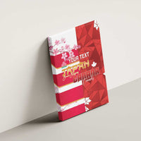 Canada and Japan Rugby Custom Canvas Wall Art Canucks Brave Blossoms Together Pacific - Wonder Print Shop