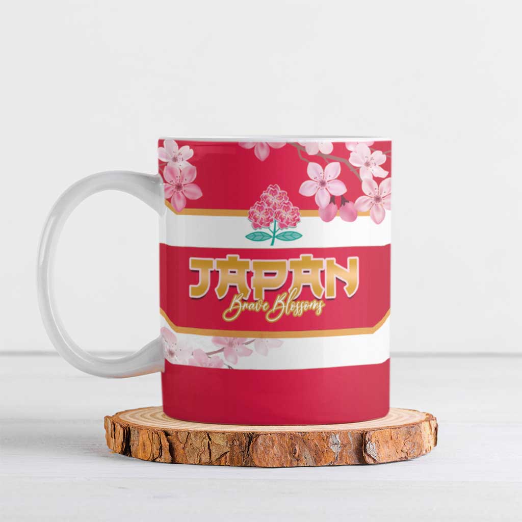 Canada and Japan Rugby Ceramic Mug Canucks Brave Blossoms Together Pacific - Wonder Print Shop