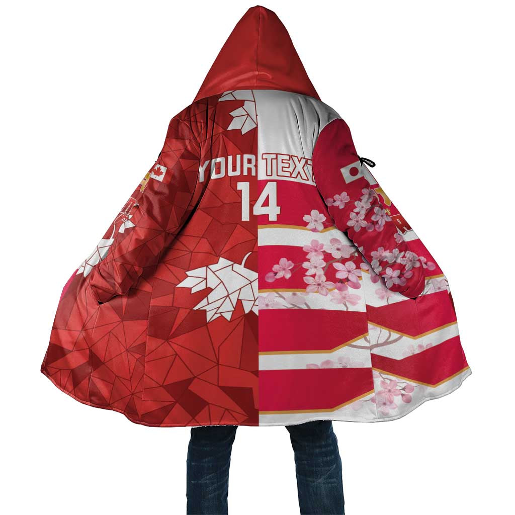Canada and Japan Rugby Custom Cloak Canucks Brave Blossoms Together Pacific - Wonder Print Shop