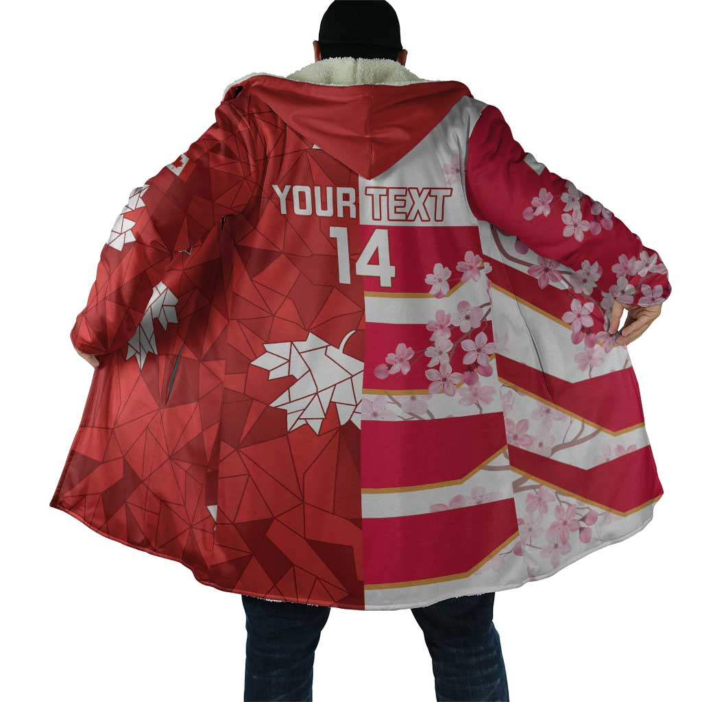 Canada and Japan Rugby Custom Cloak Canucks Brave Blossoms Together Pacific - Wonder Print Shop