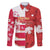 Canada and Japan Rugby Custom Family Matching Mermaid Dress and Hawaiian Shirt Canucks Brave Blossoms Together Pacific - Wonder Print Shop