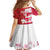 Canada and Japan Rugby Custom Family Matching Off Shoulder Short Dress and Hawaiian Shirt Canucks Brave Blossoms Together Pacific - Wonder Print Shop