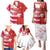 Canada and Japan Rugby Custom Family Matching Puletasi and Hawaiian Shirt Canucks Brave Blossoms Together Pacific - Wonder Print Shop