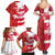 Canada and Japan Rugby Custom Family Matching Summer Maxi Dress and Hawaiian Shirt Canucks Brave Blossoms Together Pacific - Wonder Print Shop