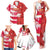 Canada and Japan Rugby Custom Family Matching Tank Maxi Dress and Hawaiian Shirt Canucks Brave Blossoms Together Pacific - Wonder Print Shop