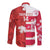 Canada and Japan Rugby Custom Long Sleeve Button Shirt Canucks Brave Blossoms Together Pacific - Wonder Print Shop