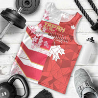 Canada and Japan Rugby Custom Men Tank Top Canucks Brave Blossoms Together Pacific - Wonder Print Shop
