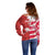Canada and Japan Rugby Custom Off Shoulder Sweater Canucks Brave Blossoms Together Pacific - Wonder Print Shop