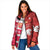 Canada and Japan Rugby Custom Padded Jacket Canucks Brave Blossoms Together Pacific - Wonder Print Shop