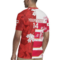 Canada and Japan Rugby Custom Rugby Jersey Canucks Brave Blossoms Together Pacific - Wonder Print Shop