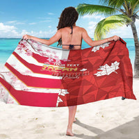 Canada and Japan Rugby Custom Sarong Canucks Brave Blossoms Together Pacific - Wonder Print Shop