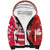 Canada and Japan Rugby Custom Sherpa Hoodie Canucks Brave Blossoms Together Pacific - Wonder Print Shop