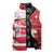 Canada and Japan Rugby Custom Sleeveless Puffer Jacket Canucks Brave Blossoms Together Pacific - Wonder Print Shop