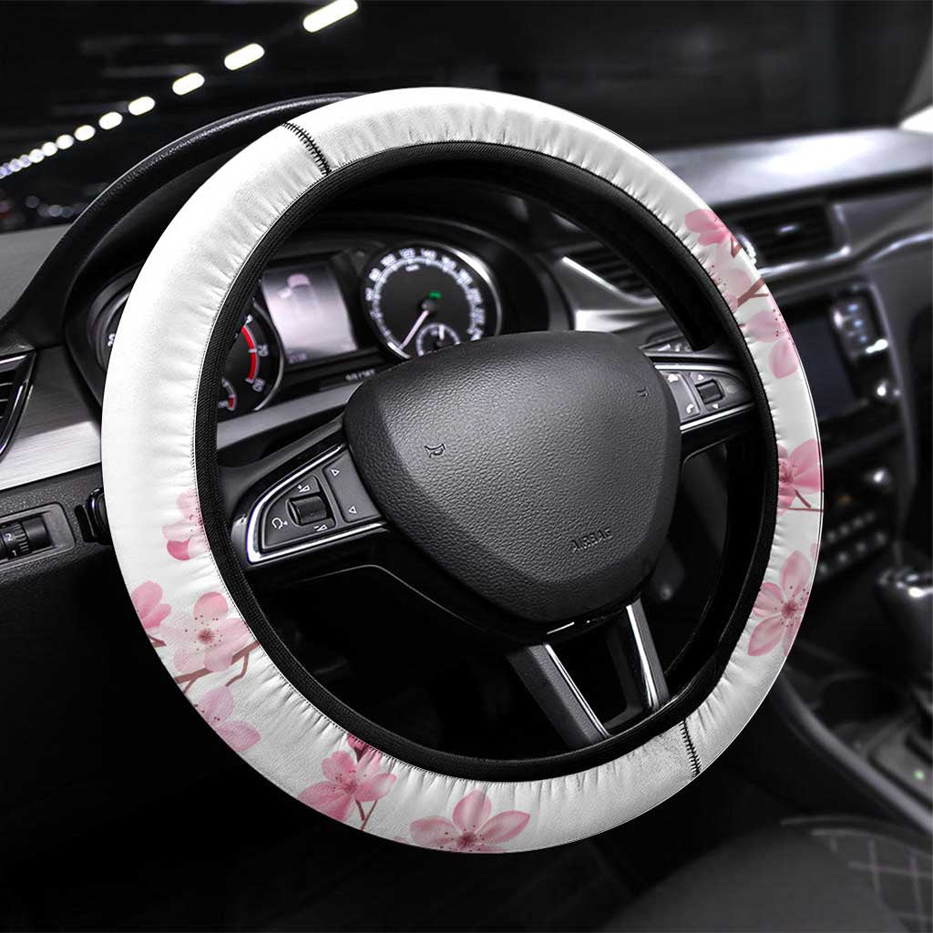Canada and Japan Rugby Steering Wheel Cover Canucks Brave Blossoms Together Pacific - Wonder Print Shop