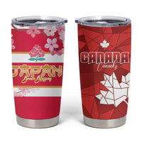 Canada and Japan Rugby Tumbler Cup Canucks Brave Blossoms Together Pacific - Wonder Print Shop