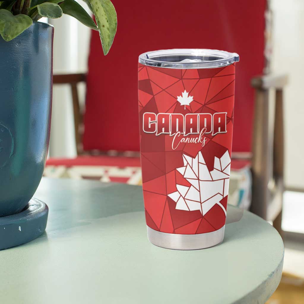Canada and Japan Rugby Tumbler Cup Canucks Brave Blossoms Together Pacific - Wonder Print Shop