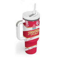 Canada and Japan Rugby Tumbler With Handle Canucks Brave Blossoms Together Pacific - Wonder Print Shop