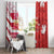 Canada and Japan Rugby Custom Window Curtain Canucks Brave Blossoms Together Pacific - Wonder Print Shop
