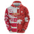 Canada and Japan Rugby Custom Zip Hoodie Canucks Brave Blossoms Together Pacific - Wonder Print Shop