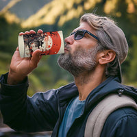 Samurai Warrior Japan 4 in 1 Can Cooler Tumbler Red-blossomed Tree Classic Japanese Stylized - Wonder Print Shop