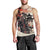 Samurai Warrior Japan Men Tank Top Red-blossomed Tree Classic Japanese Stylized - Wonder Print Shop