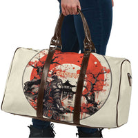 Samurai Warrior Japan Travel Bag Red-blossomed Tree Classic Japanese Stylized - Wonder Print Shop