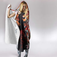 Hawaiian and Japanese Hooded Blanket Koi Fish With Kanaka Polynesian Tattoo - Wonder Print Shop