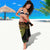 Hawaiian and Japanese Sarong Koi Fish With Kanaka Polynesian Tattoo - Wonder Print Shop