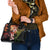 Hawaiian and Japanese Shoulder Handbag Koi Fish With Kanaka Polynesian Tattoo - Wonder Print Shop