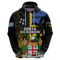 Personalised South Sea Islanders Hoodie Kanakas With Fiji Coat Of Arms - Wonder Print Shop