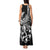 Personalised Polynesia Tank Maxi Dress Fish Hook Tattoo Go Fishing Polynesian Pattern Black - Wonder Print Shop
