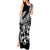 Personalised Polynesia Tank Maxi Dress Fish Hook Tattoo Go Fishing Polynesian Pattern Black - Wonder Print Shop