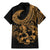 Polynesia Family Matching Mermaid Dress and Hawaiian Shirt Fish Hook Tattoo Go Fishing Polynesian Pattern Gold - Wonder Print Shop