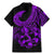 Polynesia Family Matching Mermaid Dress and Hawaiian Shirt Fish Hook Tattoo Go Fishing Polynesian Pattern Purple - Wonder Print Shop