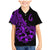 Polynesia Family Matching Mermaid Dress and Hawaiian Shirt Fish Hook Tattoo Go Fishing Polynesian Pattern Purple - Wonder Print Shop