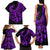 Polynesia Family Matching Tank Maxi Dress and Hawaiian Shirt Fish Hook Tattoo Go Fishing Polynesian Pattern Purple - Wonder Print Shop