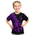 Polynesia Kid T Shirt Fish Hook Tattoo Go Fishing Polynesian Pattern Purple - Wonder Print Shop