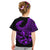 Polynesia Kid T Shirt Fish Hook Tattoo Go Fishing Polynesian Pattern Purple - Wonder Print Shop