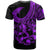 Polynesia T Shirt Fish Hook Tattoo Go Fishing Polynesian Pattern Purple - Wonder Print Shop
