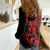 Polynesia Women Casual Shirt Fish Hook Tattoo Go Fishing Polynesian Pattern Red - Wonder Print Shop