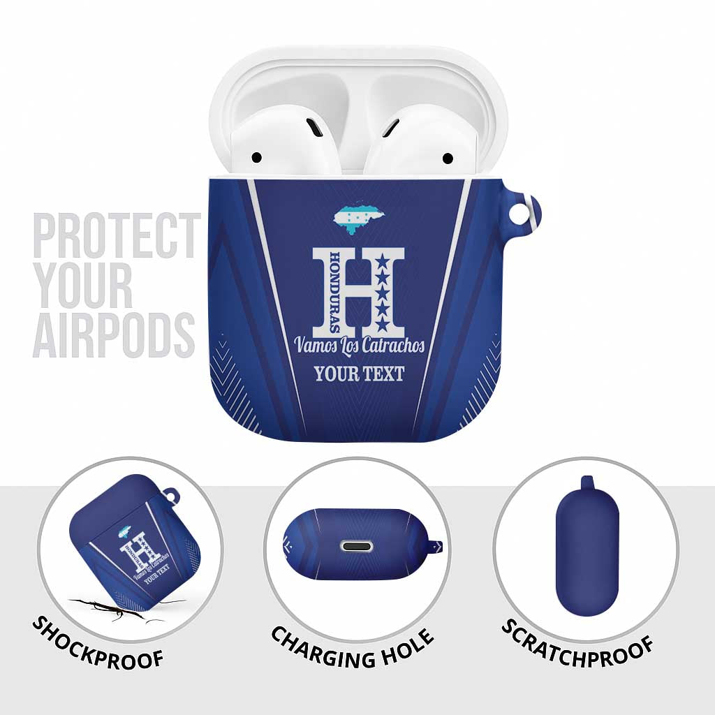 Honduras Football Custom AirPods Case Los Catrachos Map Sporty Style - Wonder Print Shop