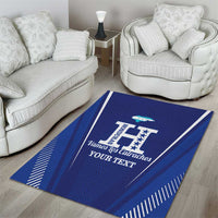 Honduras Football Custom Area Rug Los Catrachos Map Sporty Style - Wonder Print Shop