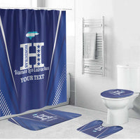 Honduras Football Custom Bathroom Set Los Catrachos Map Sporty Style - Wonder Print Shop