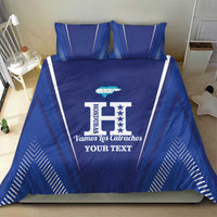 Honduras Football Custom Bedding Set Los Catrachos Map Sporty Style - Wonder Print Shop